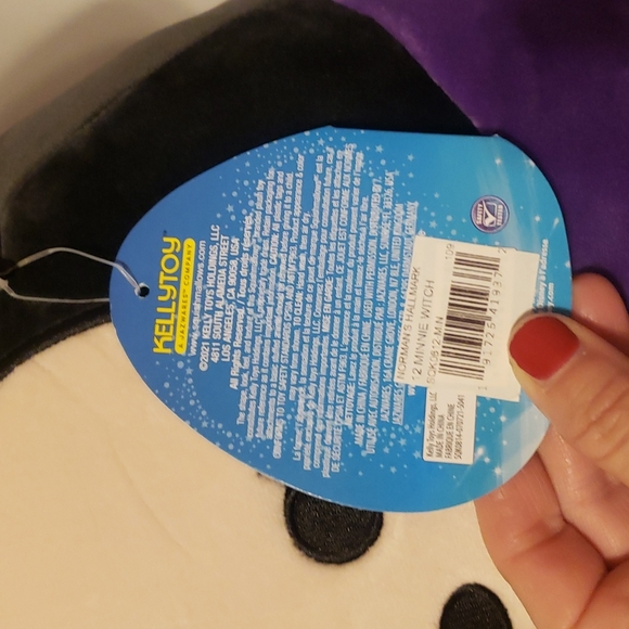 Minnie Mouse Disney Witch Halloween Squishmallows NWT 2021 kellytoy - Picture 5 of 9